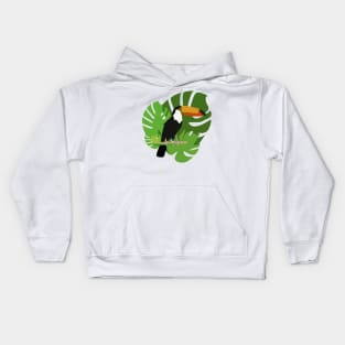 Abstract Toucan Kids Hoodie